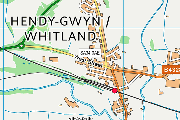 Map of WHITLAND ENGINEERING LIMITED at district scale