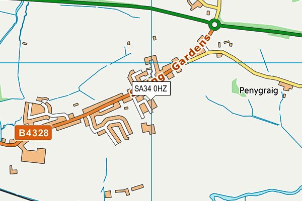 Map of CLASSIC KITCHENS(WHITLAND) LIMITED at district scale