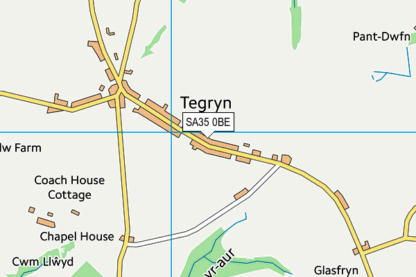 Ysgol Clydau map (SA35 0BE) - OS VectorMap District (Ordnance Survey)