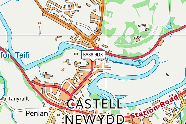 Map of CASTLE ARCHITECTURAL DESIGNS LTD at district scale
