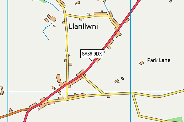 Ysgol Gynradd Wirfoddol Llanllwni map (SA39 9DX) - OS VectorMap District (Ordnance Survey)
