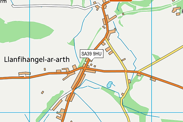 SA39 9HU map - OS VectorMap District (Ordnance Survey)