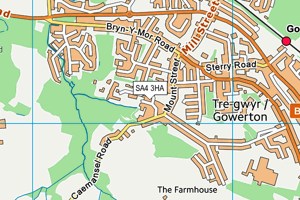 Map of THE GLOBE SWANSEA LIMITED at district scale
