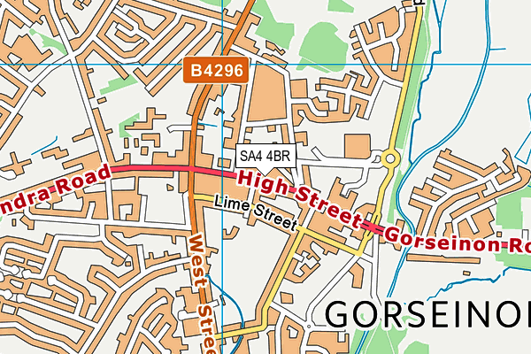 Map of BLOKE BARBER LIMITED at district scale