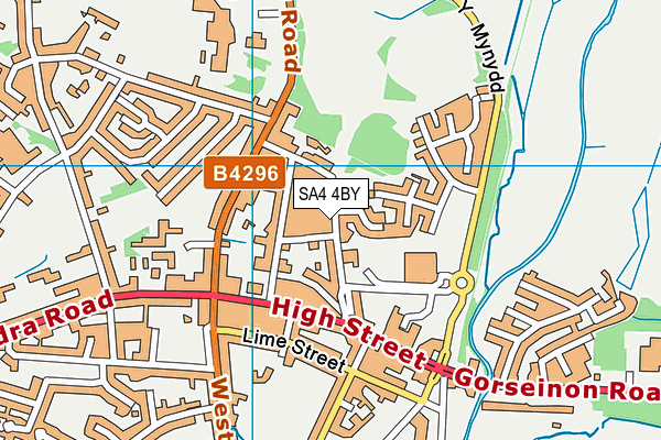 Map of RAINBOW SOLUTIONS WALES LIMITED at district scale