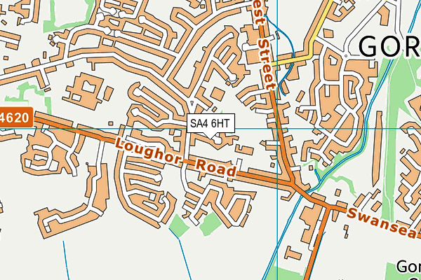 SA4 6HT map - OS VectorMap District (Ordnance Survey)