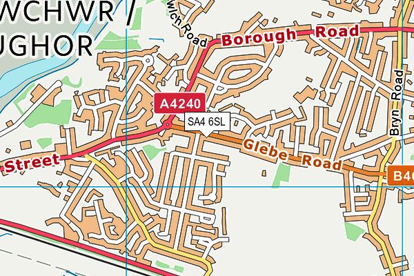 SA4 6SL map - OS VectorMap District (Ordnance Survey)