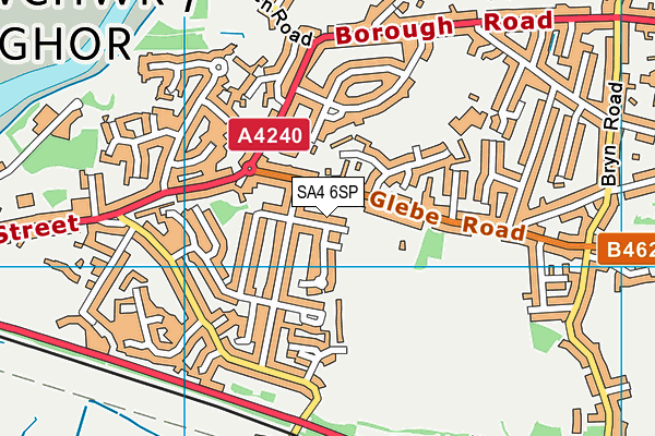 SA4 6SP map - OS VectorMap District (Ordnance Survey)