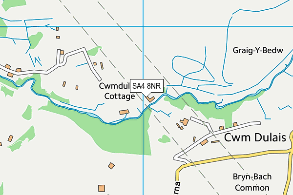 SA4 8NR map - OS VectorMap District (Ordnance Survey)