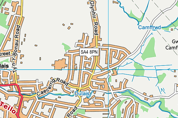SA4 8PN map - OS VectorMap District (Ordnance Survey)