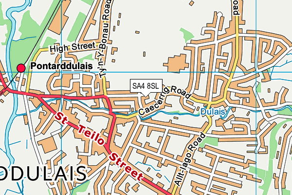 SA4 8SL map - OS VectorMap District (Ordnance Survey)