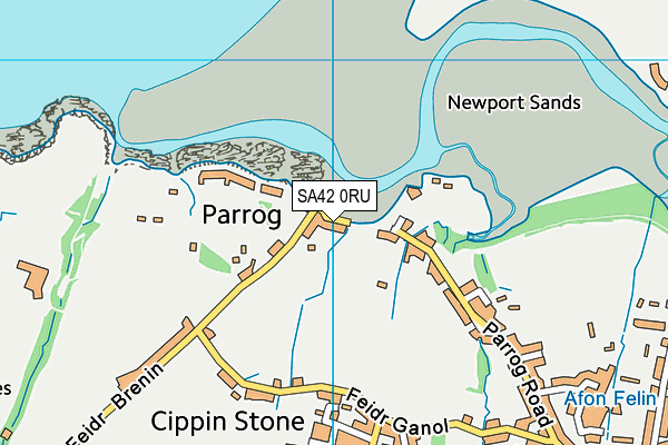 SA42 0RU map - OS VectorMap District (Ordnance Survey)