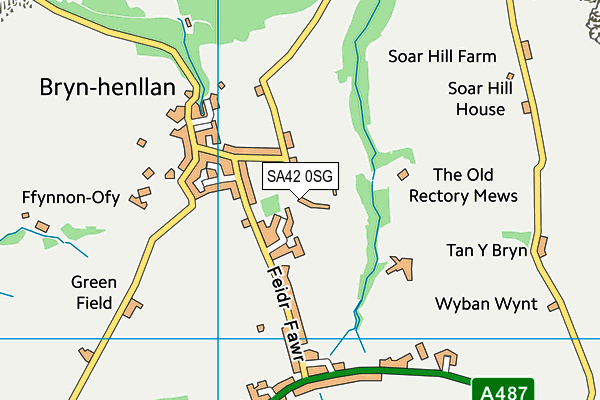 SA42 0SG map - OS VectorMap District (Ordnance Survey)