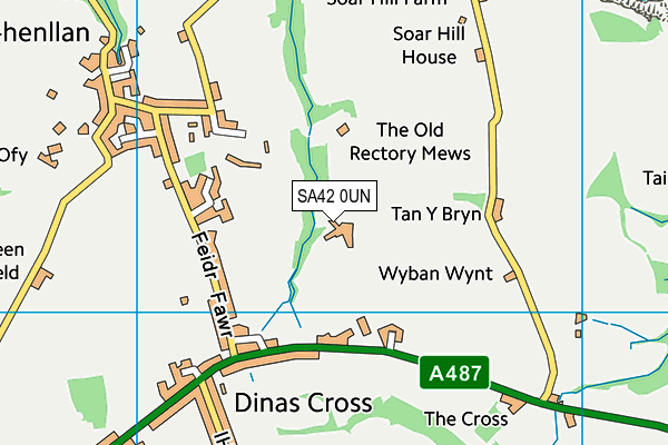 SA42 0UN map - OS VectorMap District (Ordnance Survey)
