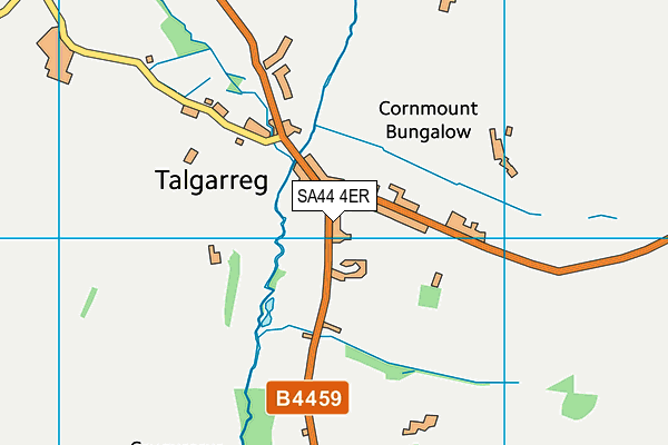Ysgol Talgarreg map (SA44 4ER) - OS VectorMap District (Ordnance Survey)