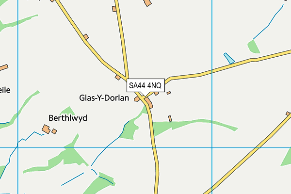 SA44 4NQ map - OS VectorMap District (Ordnance Survey)