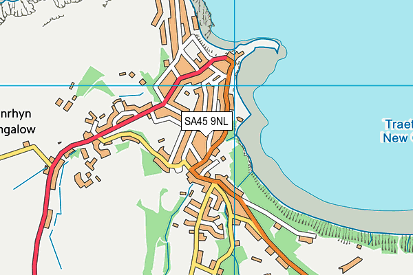 SA45 9NL map - OS VectorMap District (Ordnance Survey)