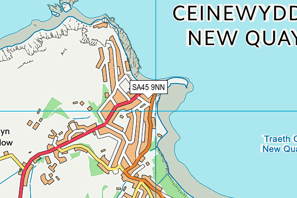 SA45 9NN map - OS VectorMap District (Ordnance Survey)