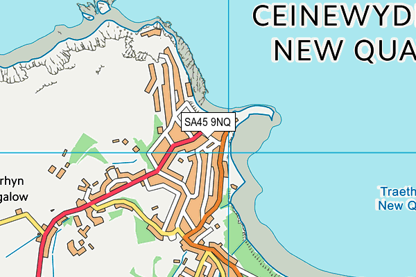 SA45 9NQ map - OS VectorMap District (Ordnance Survey)