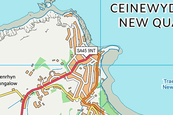SA45 9NT map - OS VectorMap District (Ordnance Survey)