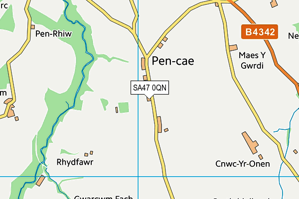 SA47 0QN map - OS VectorMap District (Ordnance Survey)