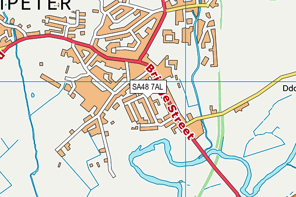 SA48 7AL map - OS VectorMap District (Ordnance Survey)