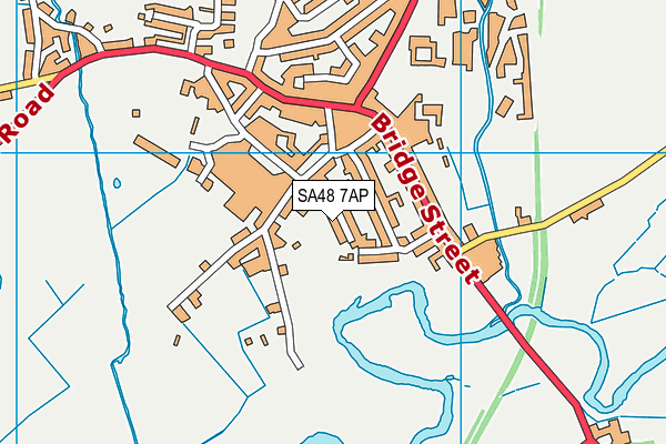 SA48 7AP map - OS VectorMap District (Ordnance Survey)