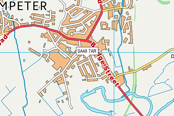 SA48 7AR map - OS VectorMap District (Ordnance Survey)