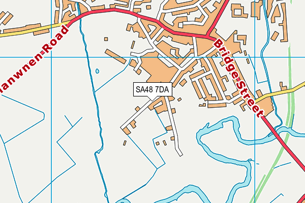 SA48 7DA map - OS VectorMap District (Ordnance Survey)