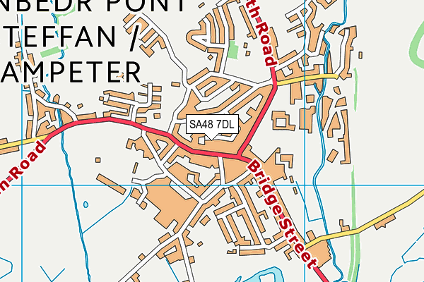 SA48 7DL map - OS VectorMap District (Ordnance Survey)