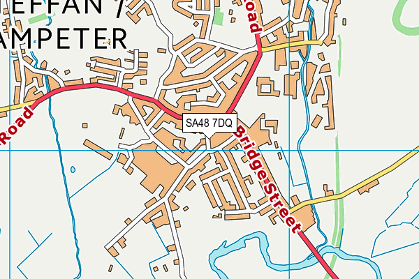 SA48 7DQ map - OS VectorMap District (Ordnance Survey)