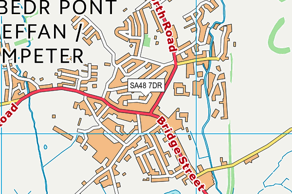 SA48 7DR map - OS VectorMap District (Ordnance Survey)