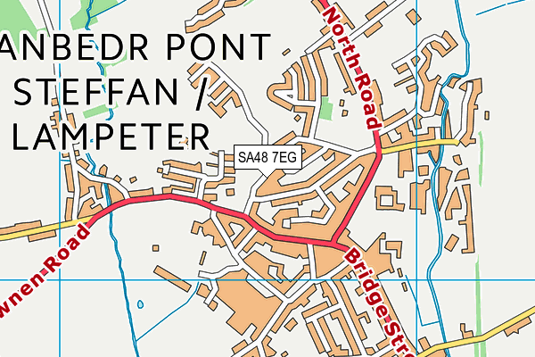 SA48 7EG map - OS VectorMap District (Ordnance Survey)