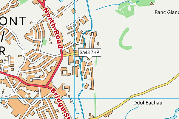 SA48 7HP map - OS VectorMap District (Ordnance Survey)
