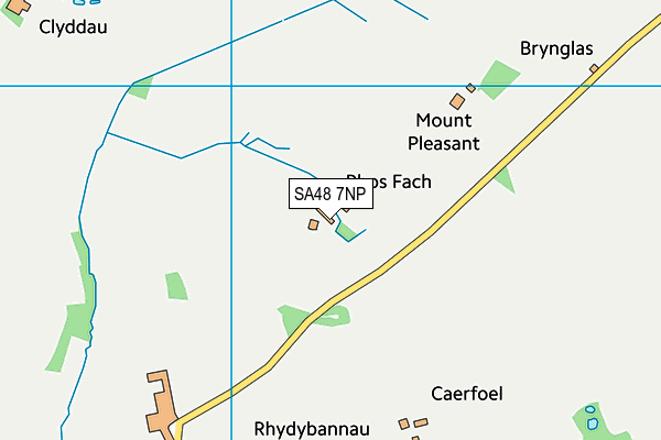 SA48 7NP map - OS VectorMap District (Ordnance Survey)