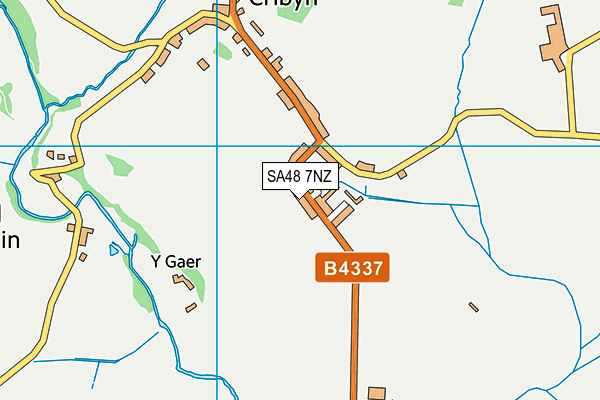 SA48 7NZ map - OS VectorMap District (Ordnance Survey)