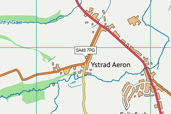 SA48 7PG map - OS VectorMap District (Ordnance Survey)