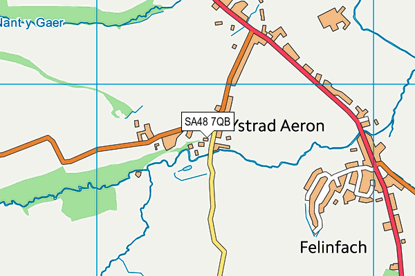 SA48 7QB map - OS VectorMap District (Ordnance Survey)