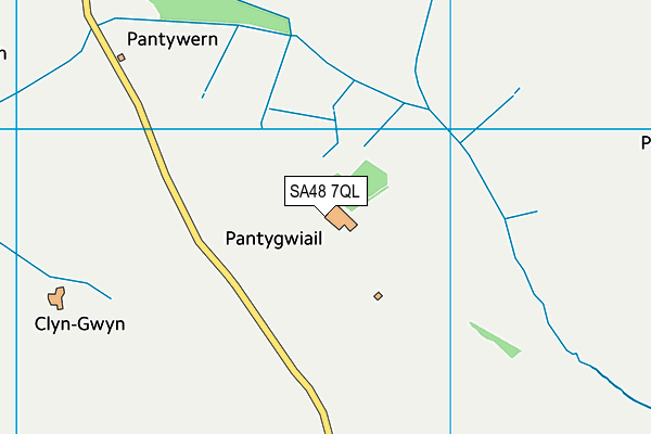 SA48 7QL map - OS VectorMap District (Ordnance Survey)