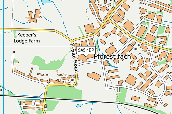 SA5 4EP map - OS VectorMap District (Ordnance Survey)