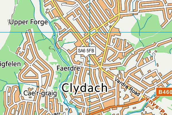 SA6 5FB map - OS VectorMap District (Ordnance Survey)