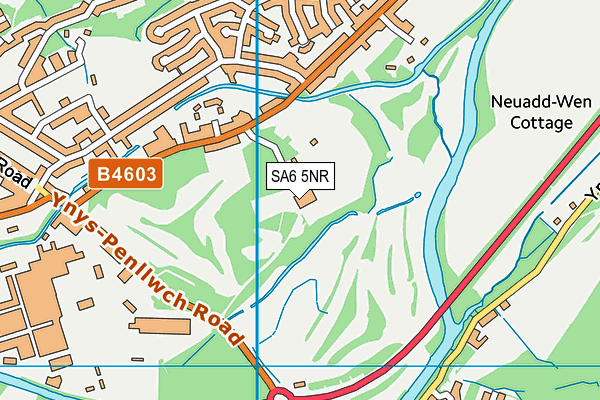 SA6 5NR map - OS VectorMap District (Ordnance Survey)