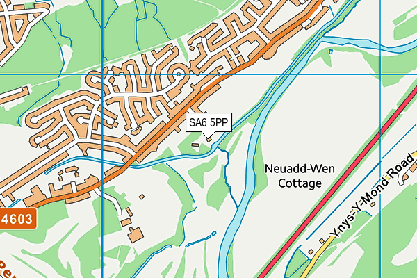 SA6 5PP map - OS VectorMap District (Ordnance Survey)