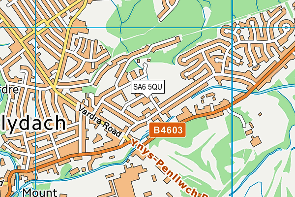 SA6 5QU map - OS VectorMap District (Ordnance Survey)