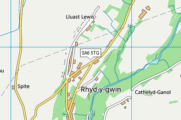 SA6 5TQ map - OS VectorMap District (Ordnance Survey)