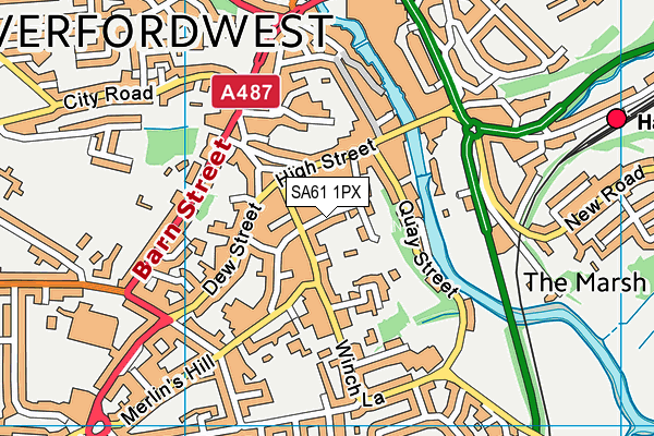 Map of CLEDDAU CLASSIC MOTORCYCLES LTD at district scale