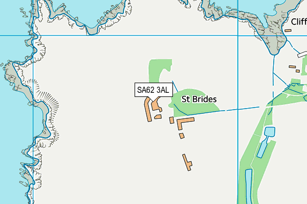 SA62 3AL map - OS VectorMap District (Ordnance Survey)