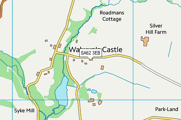 SA62 3EB map - OS VectorMap District (Ordnance Survey)