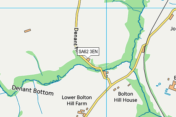 SA62 3EN map - OS VectorMap District (Ordnance Survey)