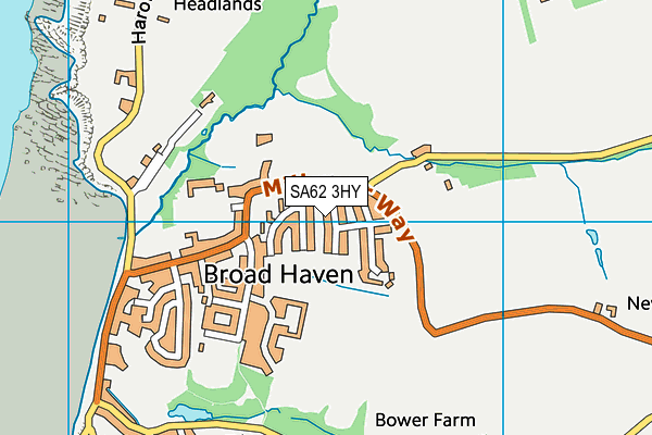 SA62 3HY map - OS VectorMap District (Ordnance Survey)